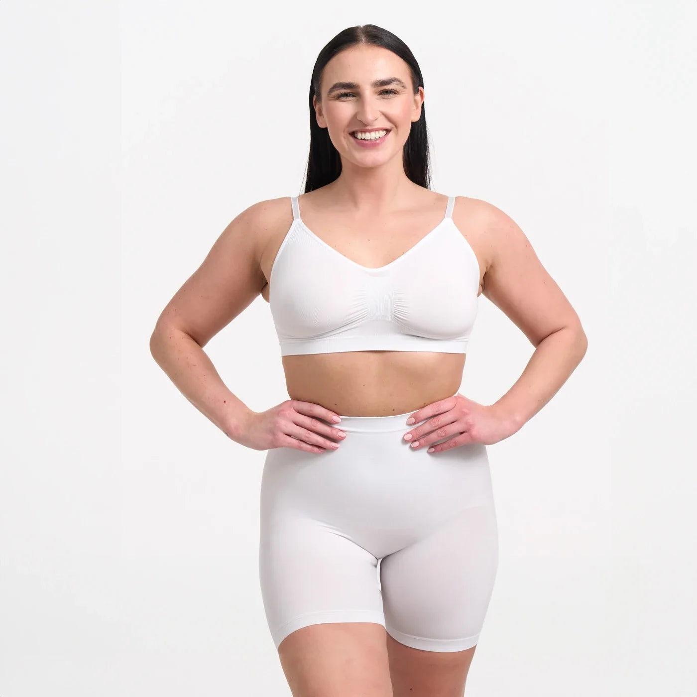 Naadloze shaping short met langere pijp