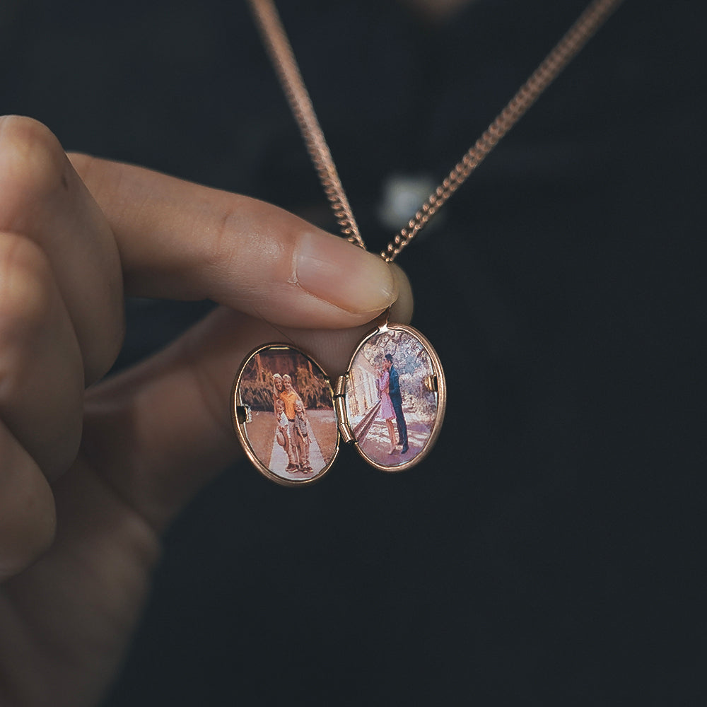 Medaillon Ketting met Initiaal