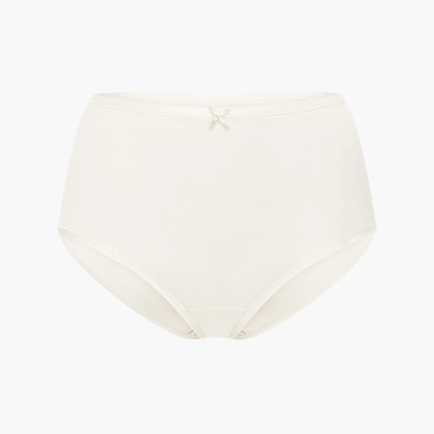 Katoenen high waist slip met hoge band