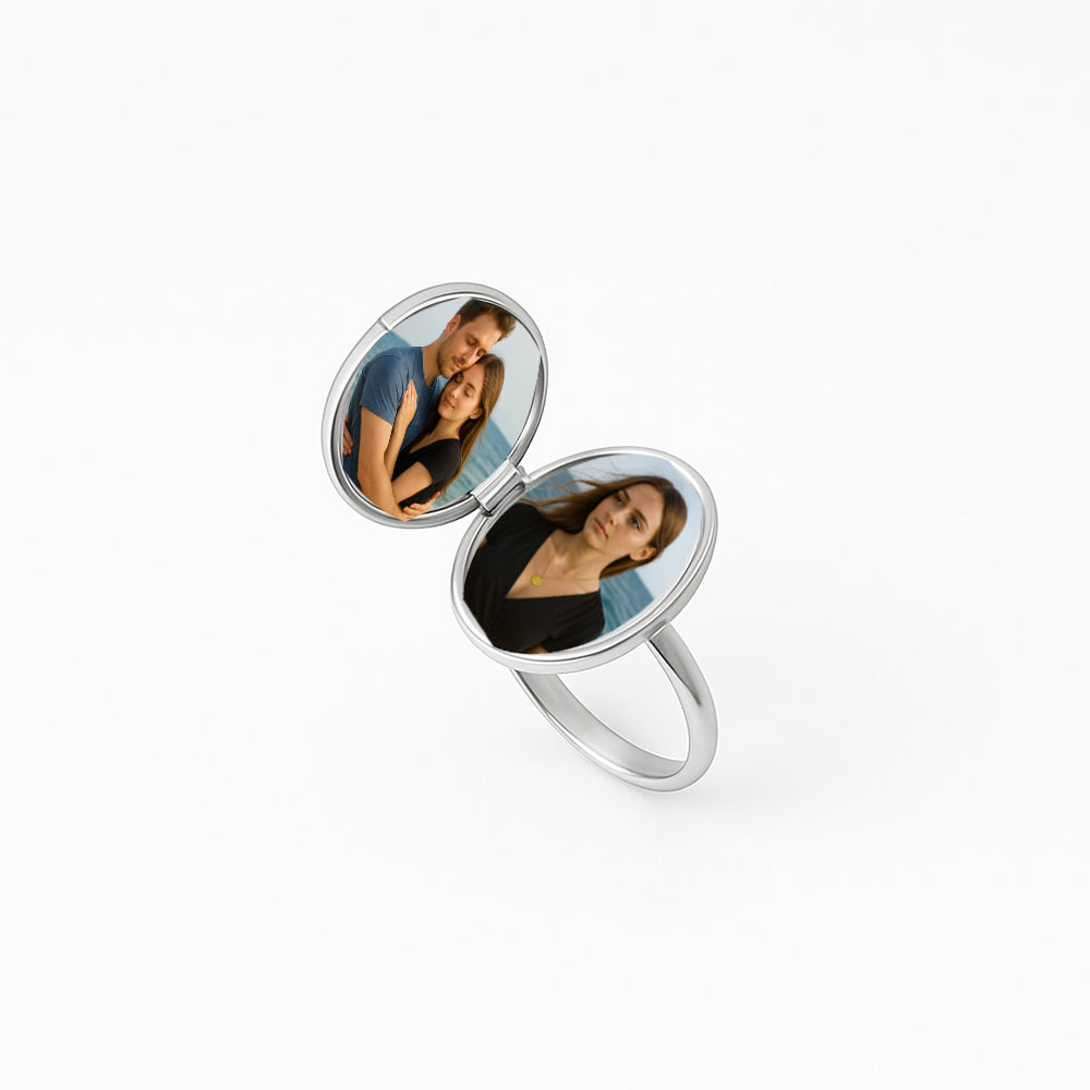 Ovale Medaillon Ring