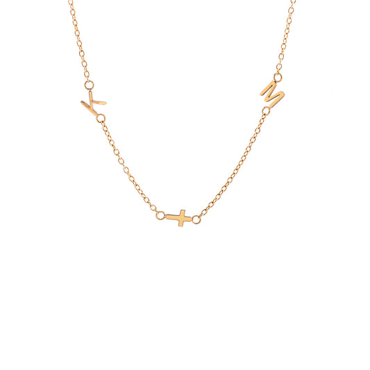 Fijne Ketting met Drie Hangers