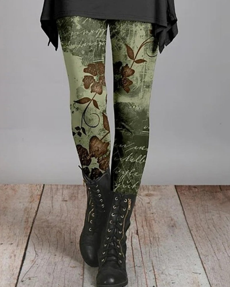 Bohemian Legging met Etnische Print – Ziva