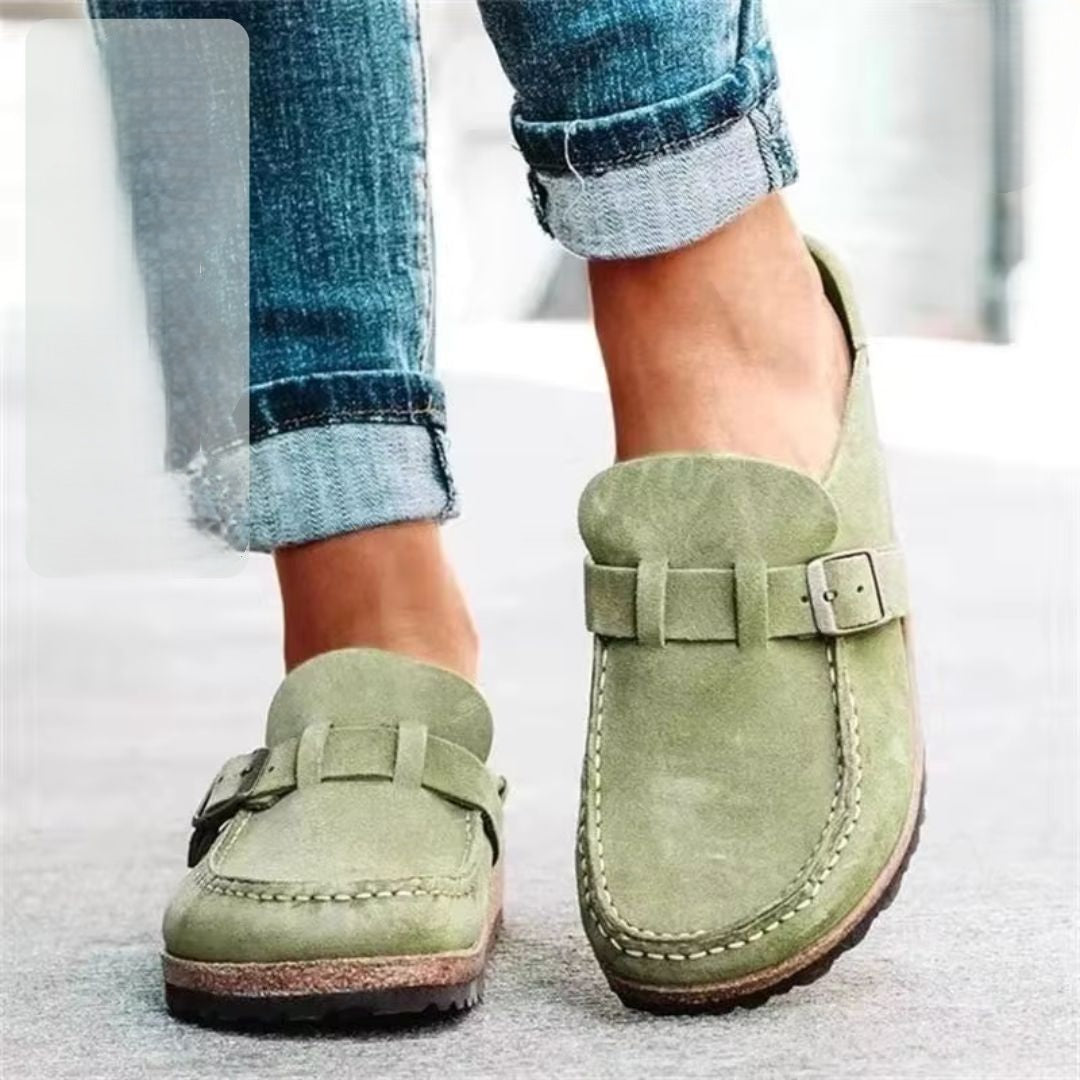 Suède dames loafers – Giulia