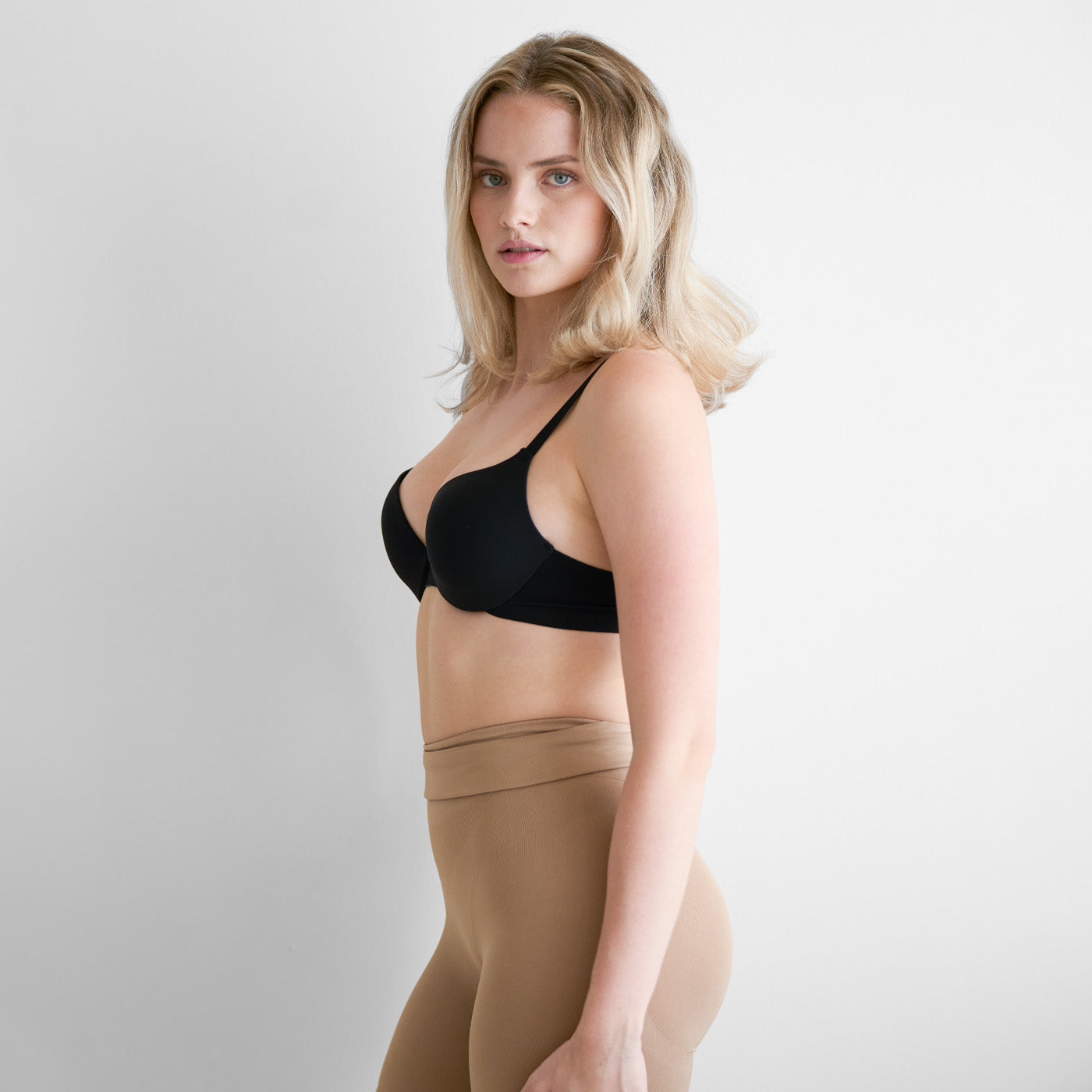 Voorgevormde push-up bh met beugel
