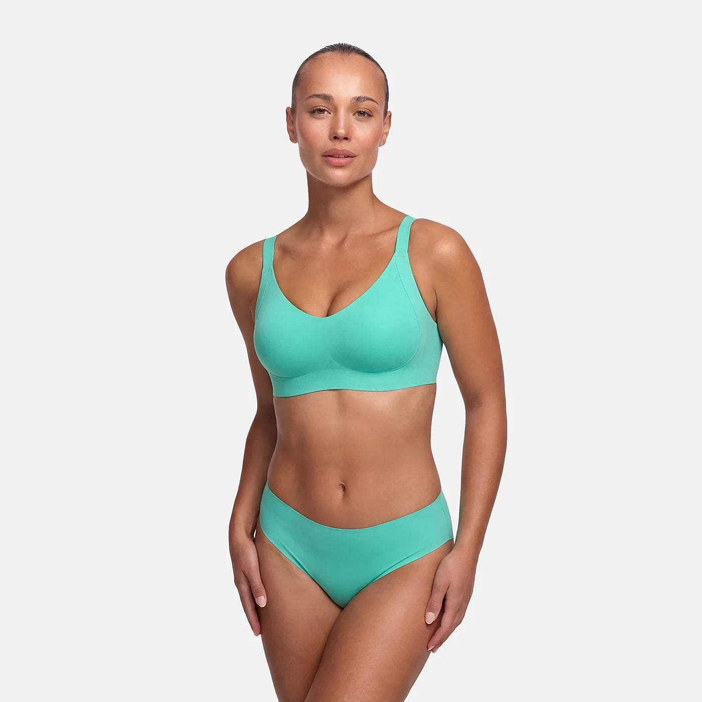 Naadloze push-up bh zonder beugel