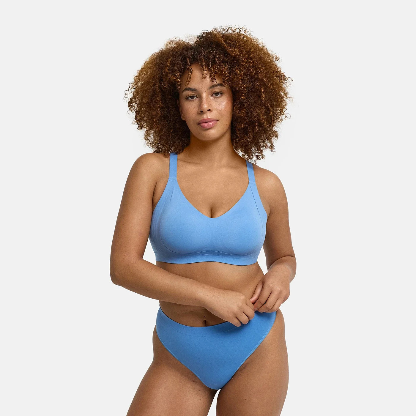 Naadloze push-up bh zonder beugel