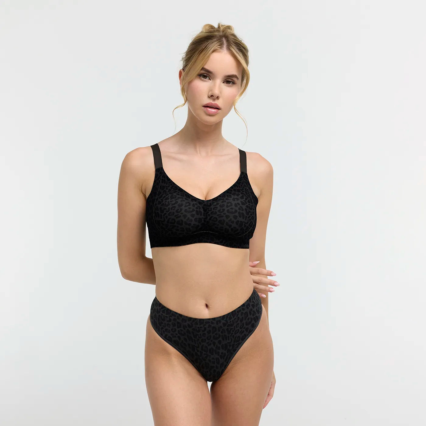 Naadloze push-up bh zonder beugel