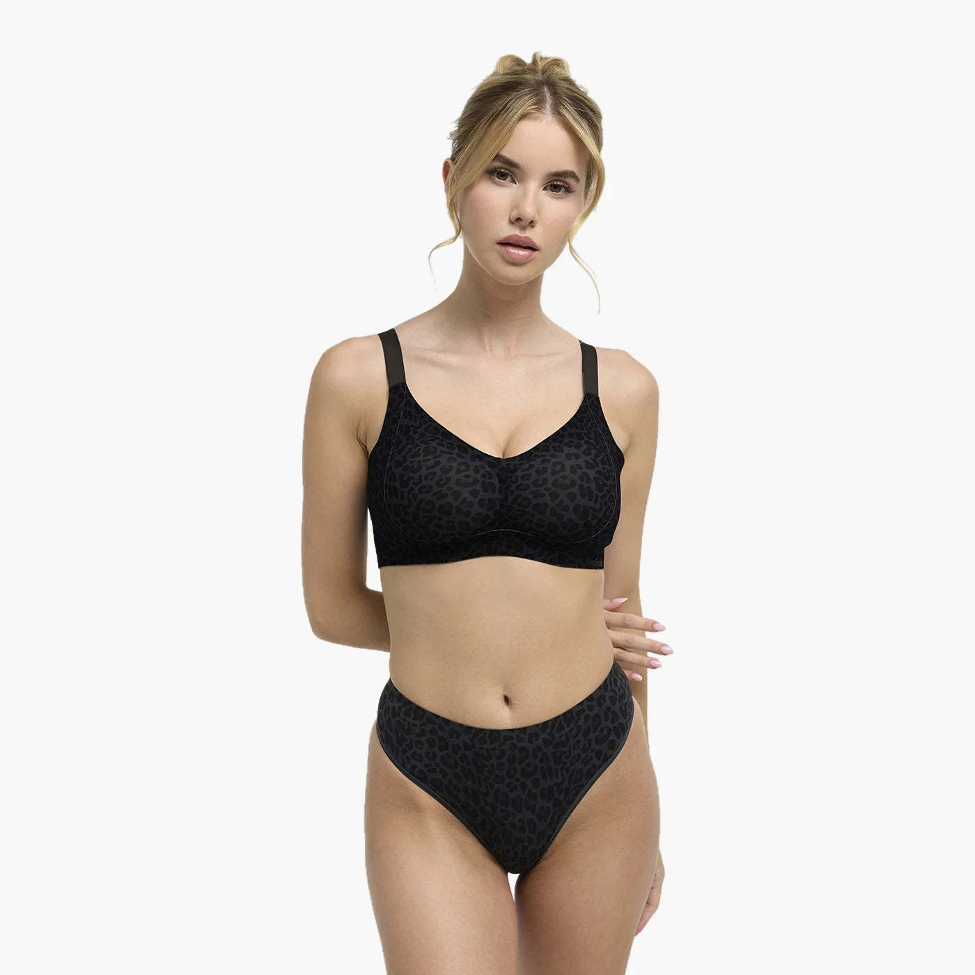 Naadloze push-up bh zonder beugel