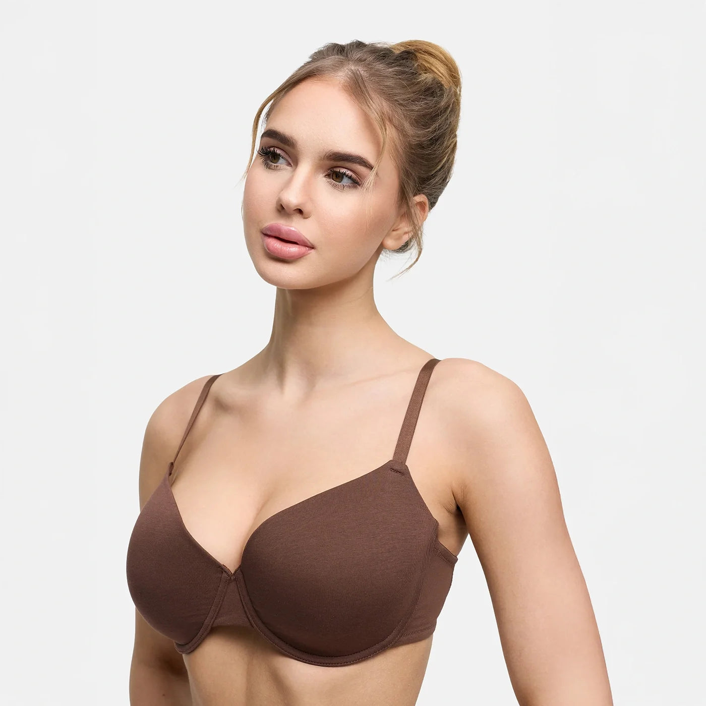 Katoenen t-shirt bh met beugel