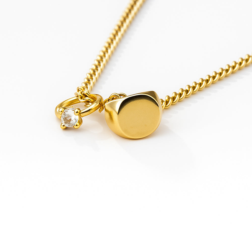 Mini Belofte Ring Ketting