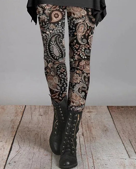 Bohemian Legging met Etnische Print – Ziva