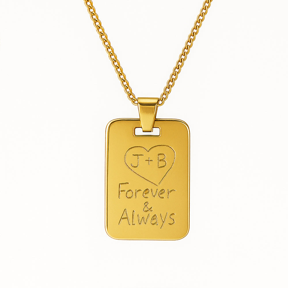 Ketting met Hanger in Eigen Handschrift