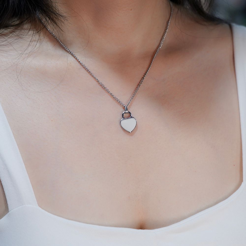 Hart Hanger Ketting met Initialen