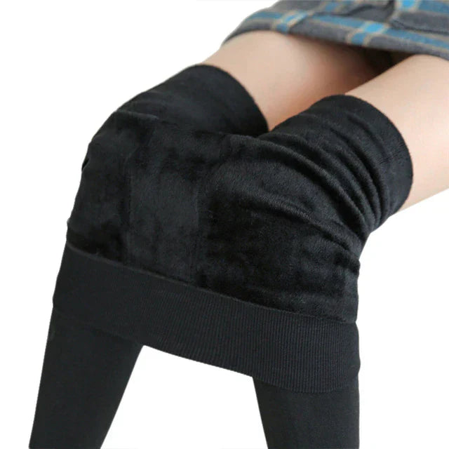 Fluwelen legging met hoge taille – Alice