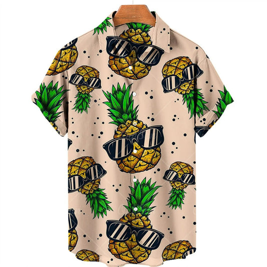 Hawaii overhemd met tropische print – Mateo