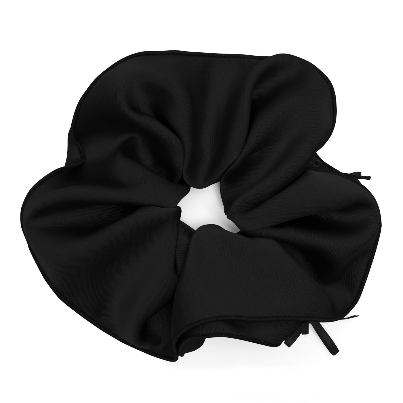Oversized satijnen scrunchie voor elke dag