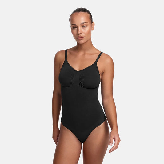 Naadloze shapewear bodysuit met slip