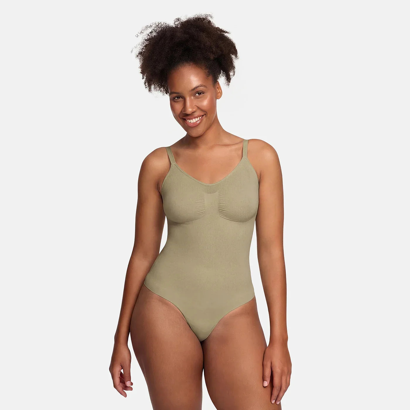 Naadloze shapewear bodysuit met slip