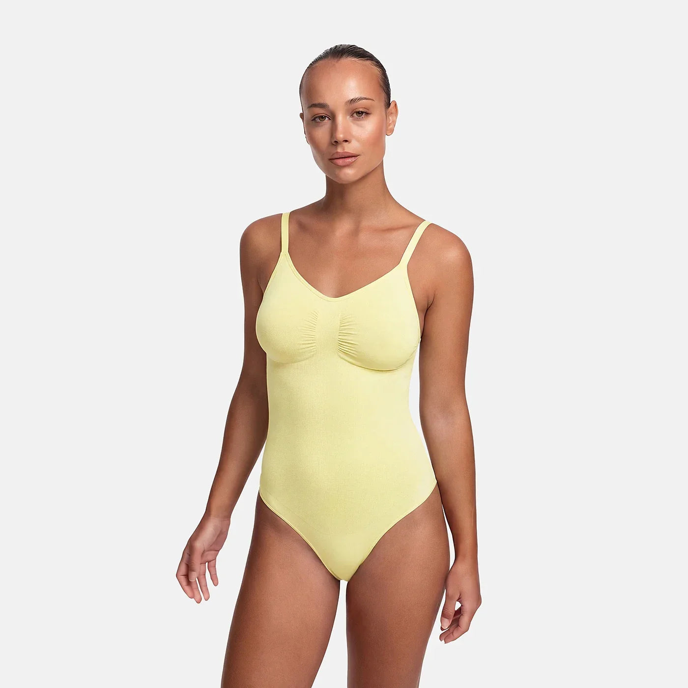 Naadloze shapewear bodysuit met slip