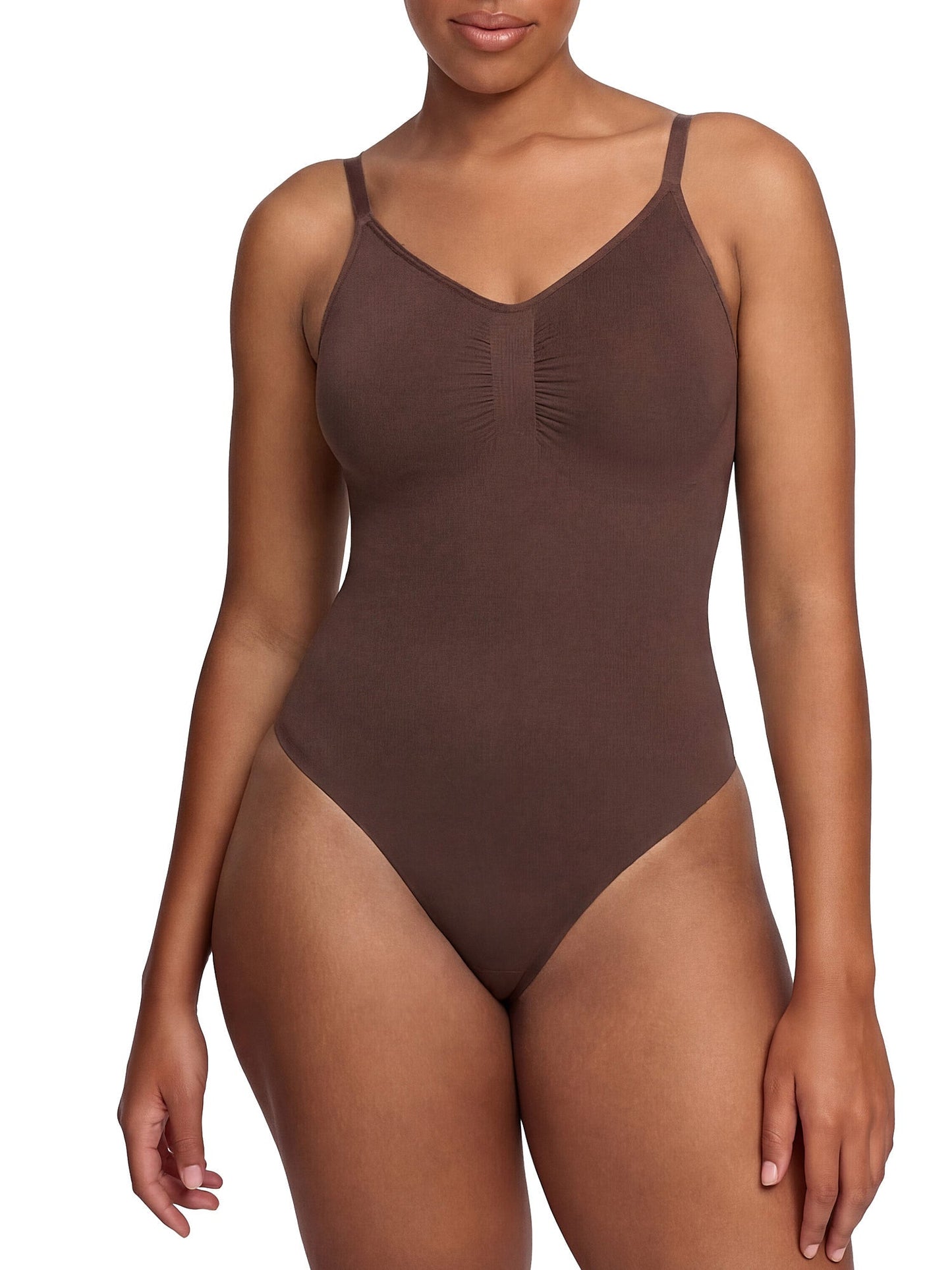 Naadloze shapewear bodysuit met slip