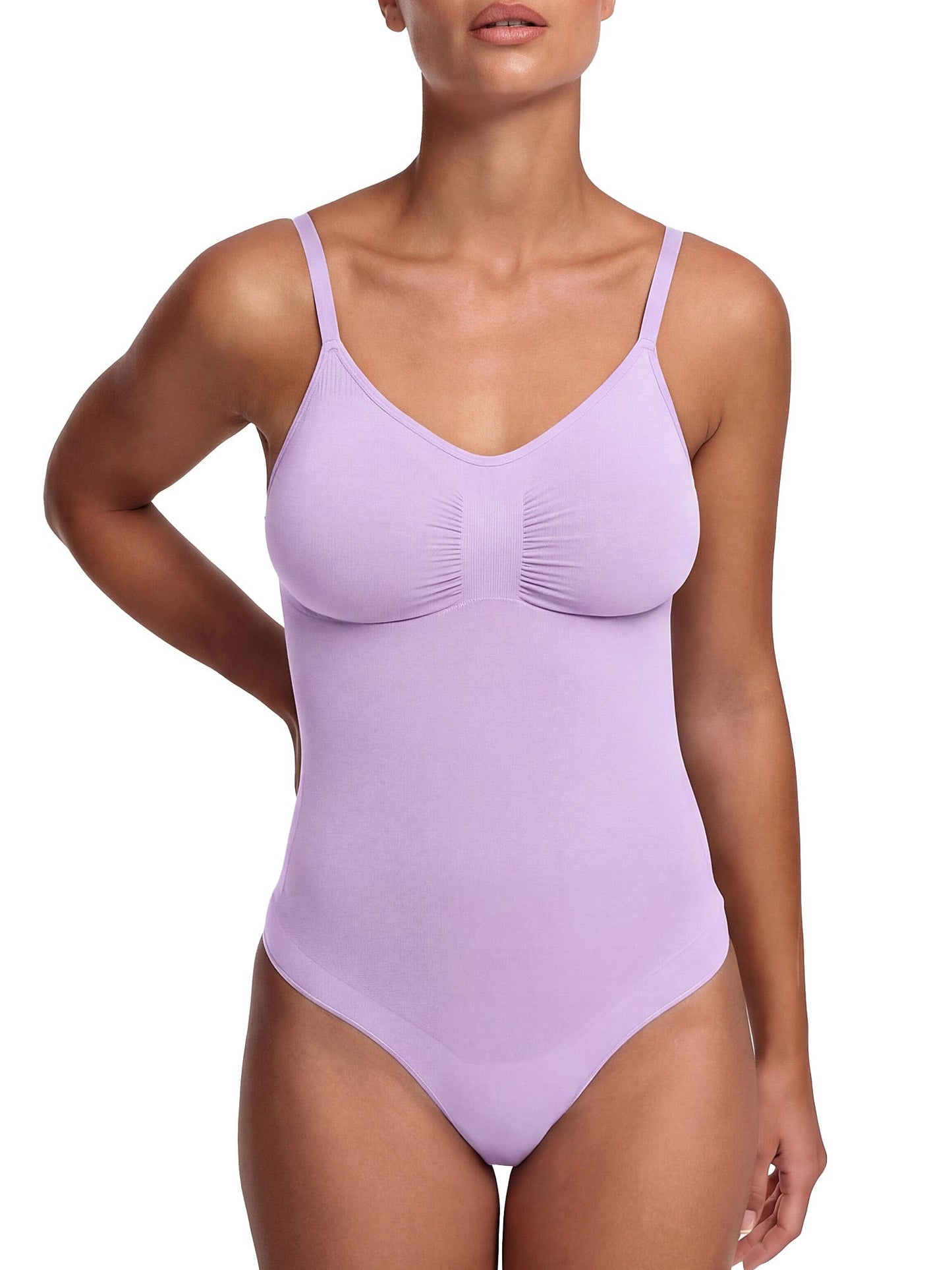 Naadloze shapewear bodysuit met slip