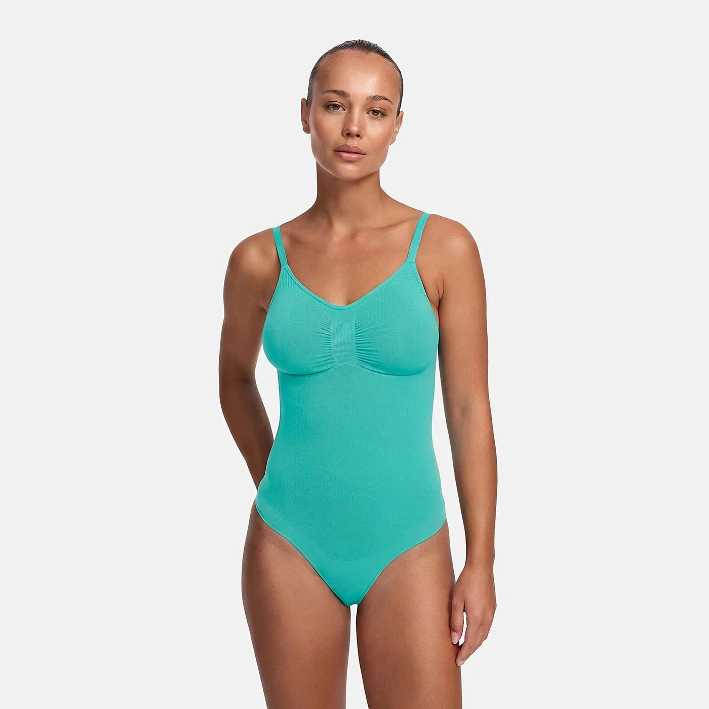Naadloze shapewear bodysuit met slip