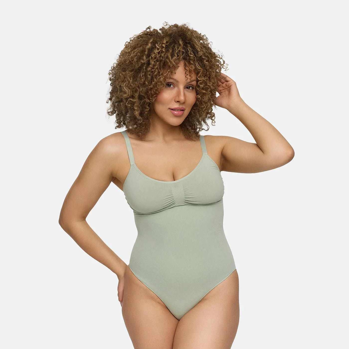 Naadloze shapewear bodysuit met slip