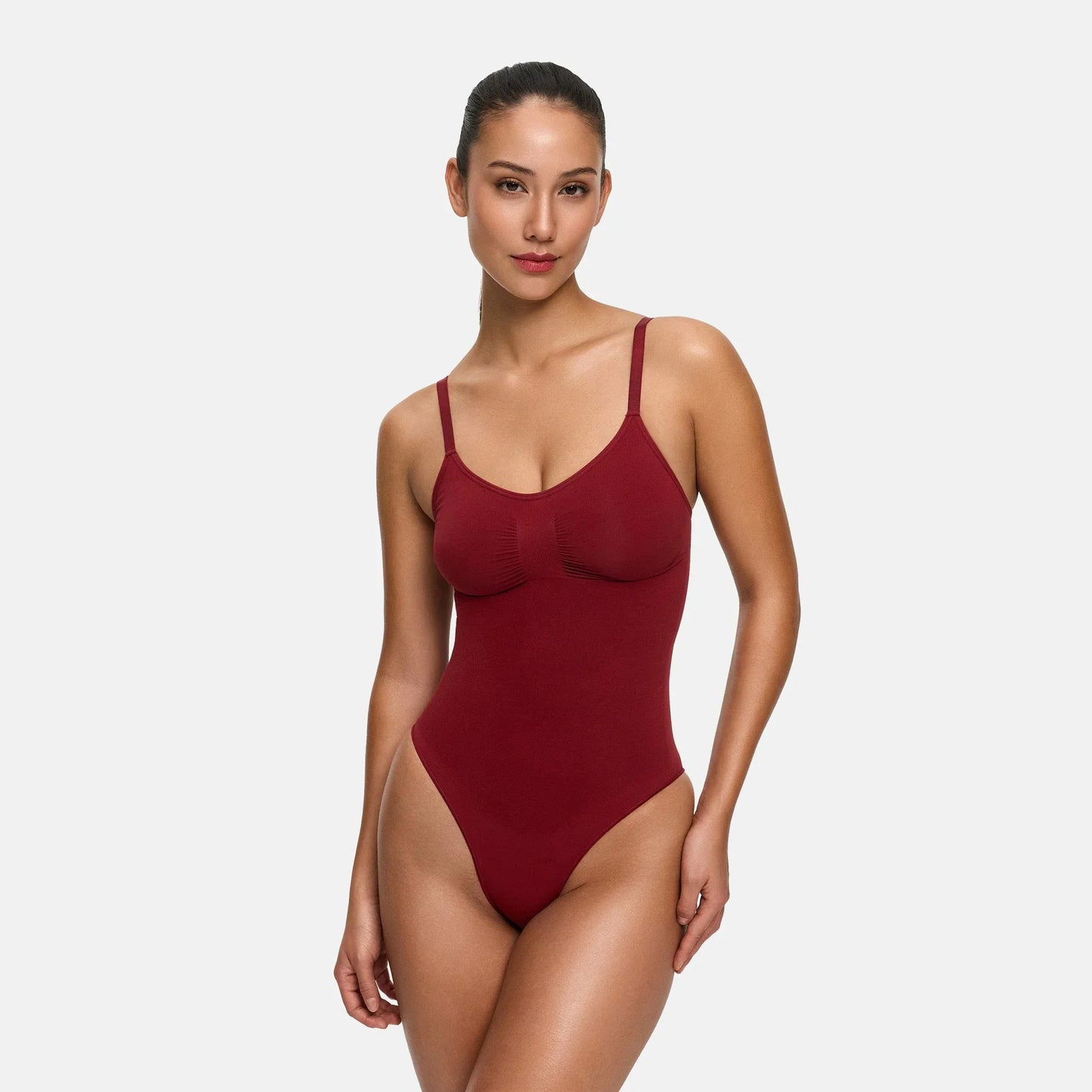 Naadloze shapewear bodysuit met string