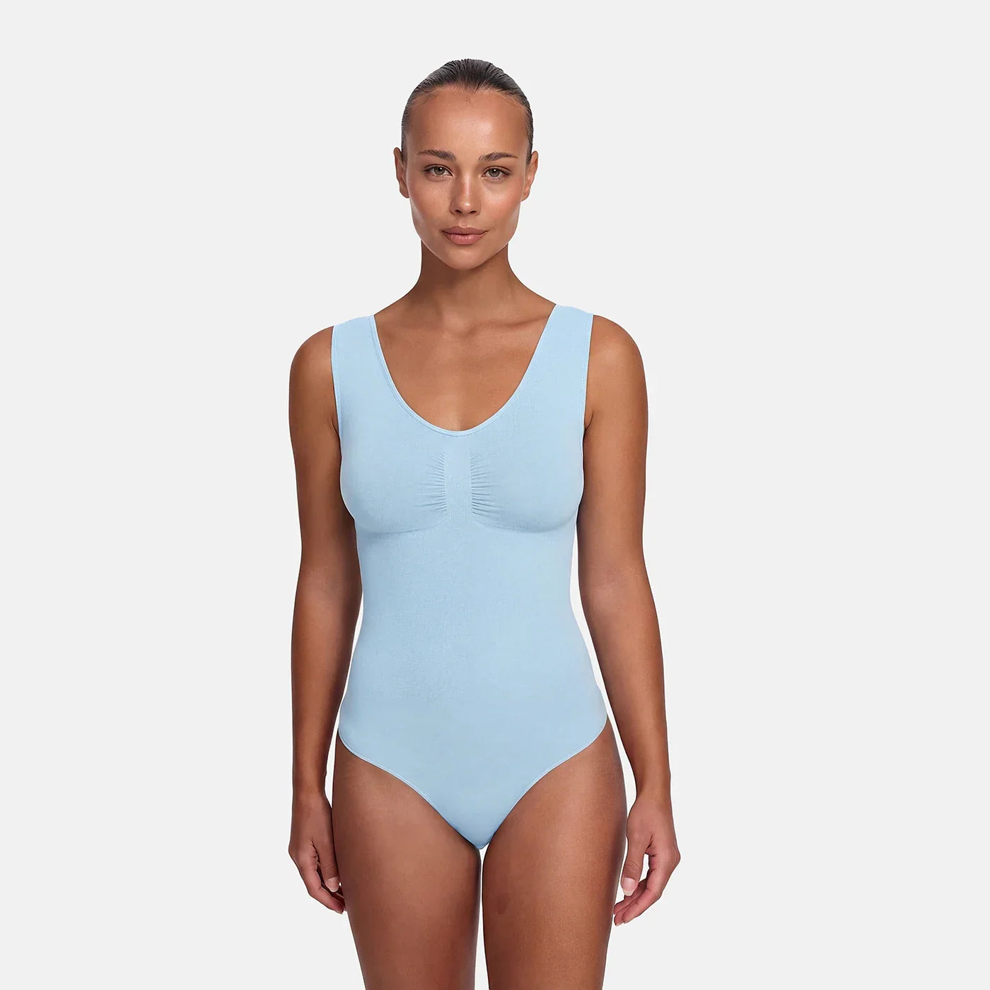 Tanktop shapewear bodysuit met string