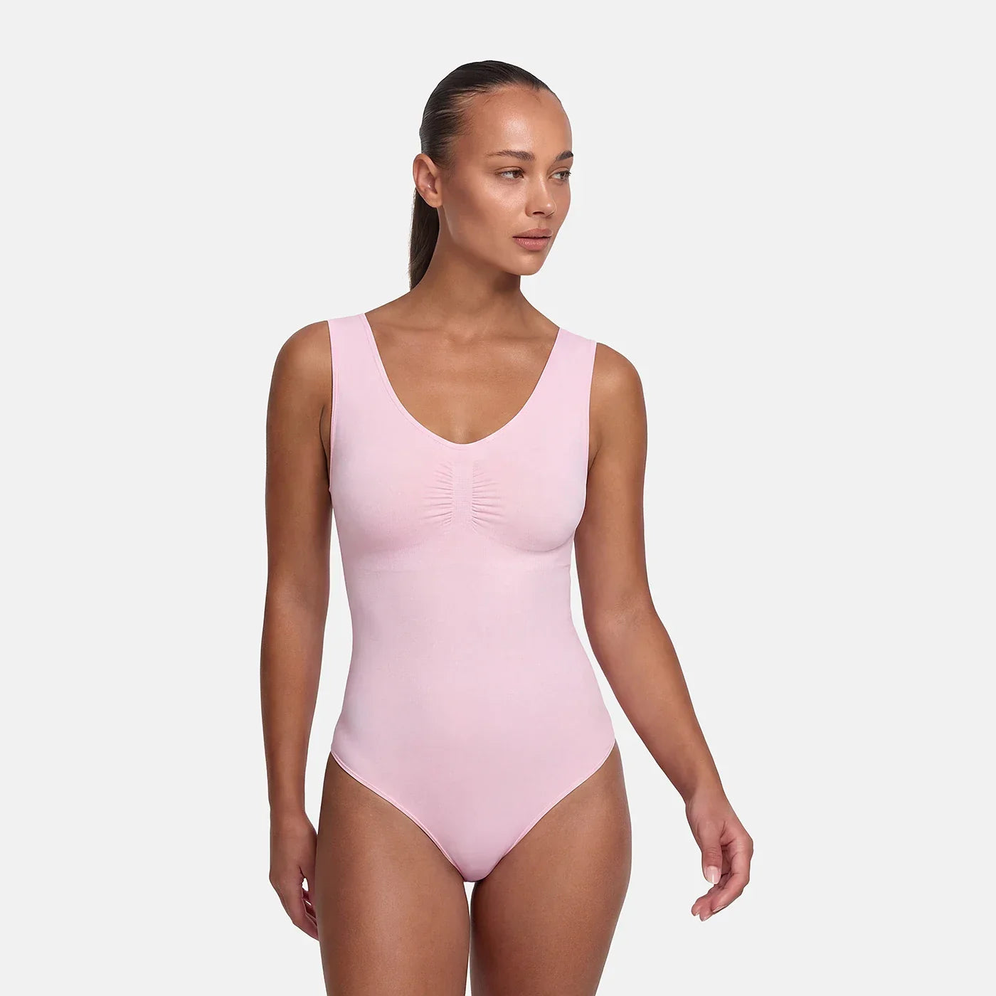 Tanktop shapewear bodysuit met slip