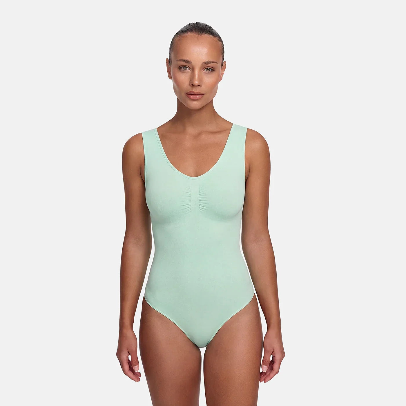 Tanktop shapewear bodysuit met slip