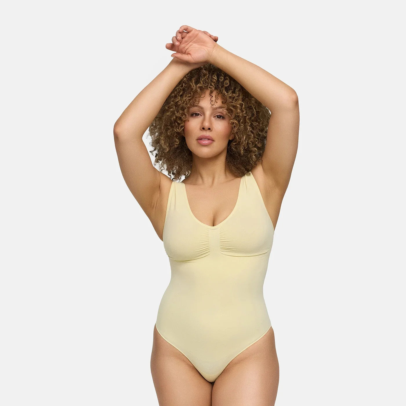 Tanktop shapewear bodysuit met slip