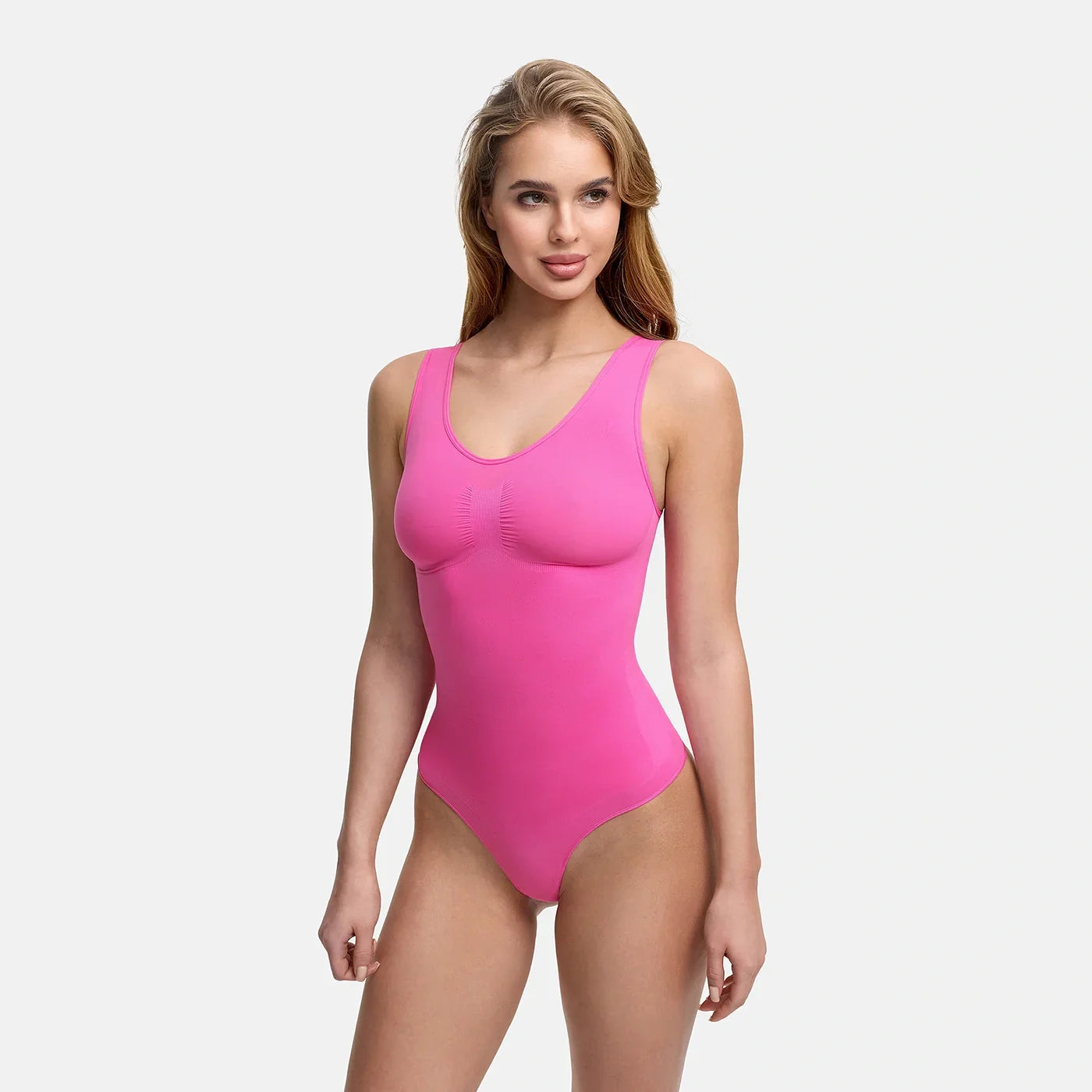Tanktop shapewear bodysuit met string