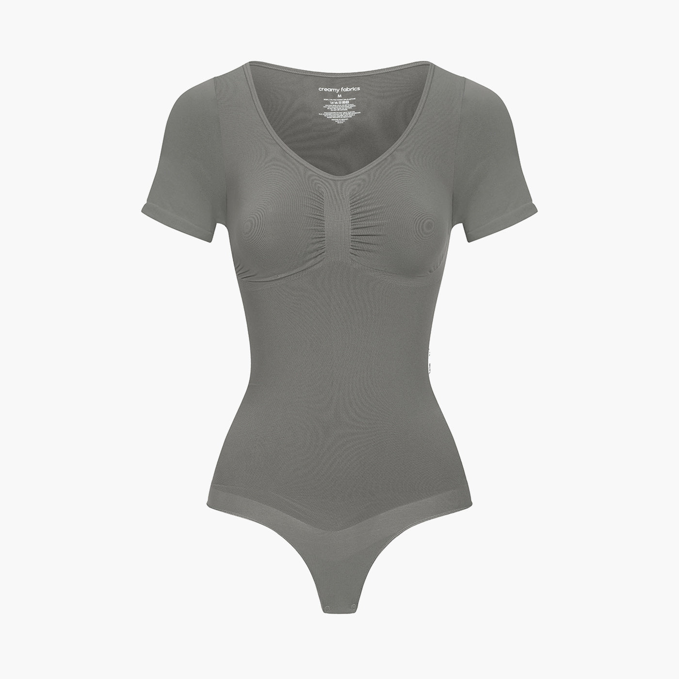 Shapewear bodysuit met korte mouw en string