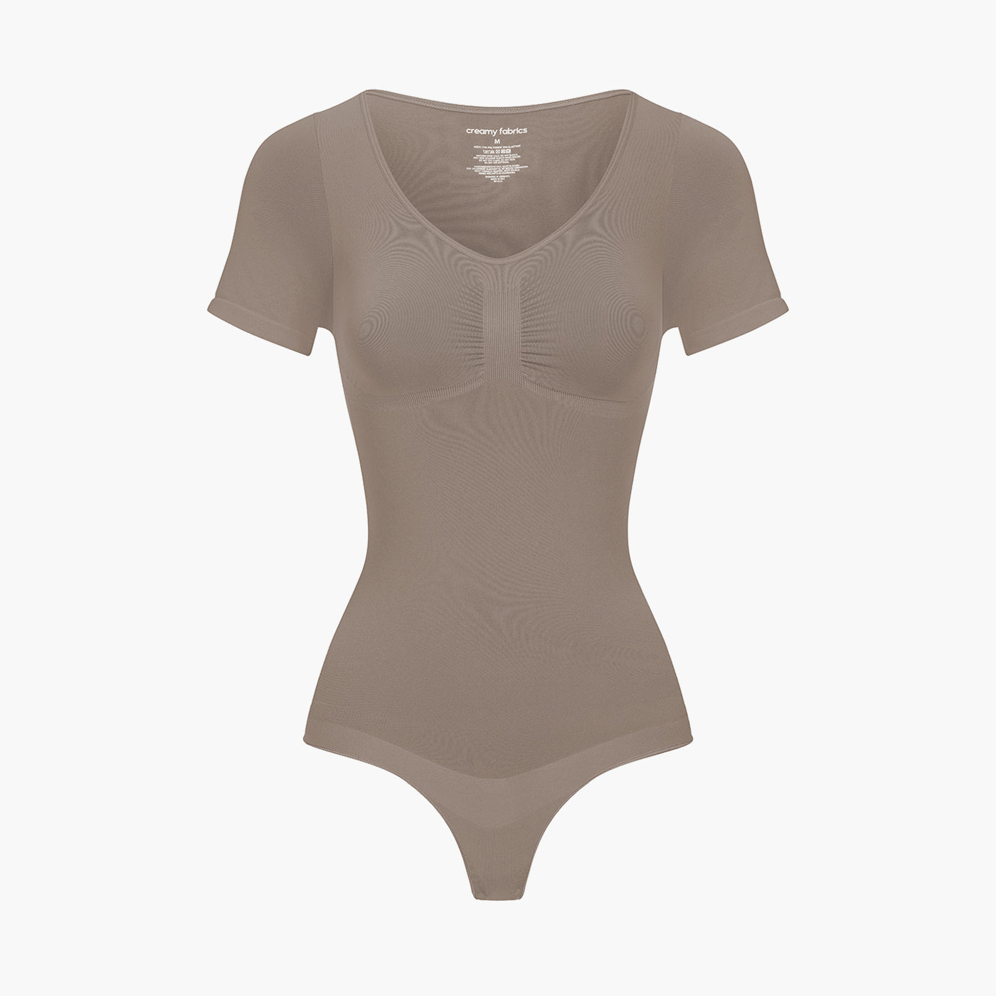 Shapewear bodysuit met korte mouw en string