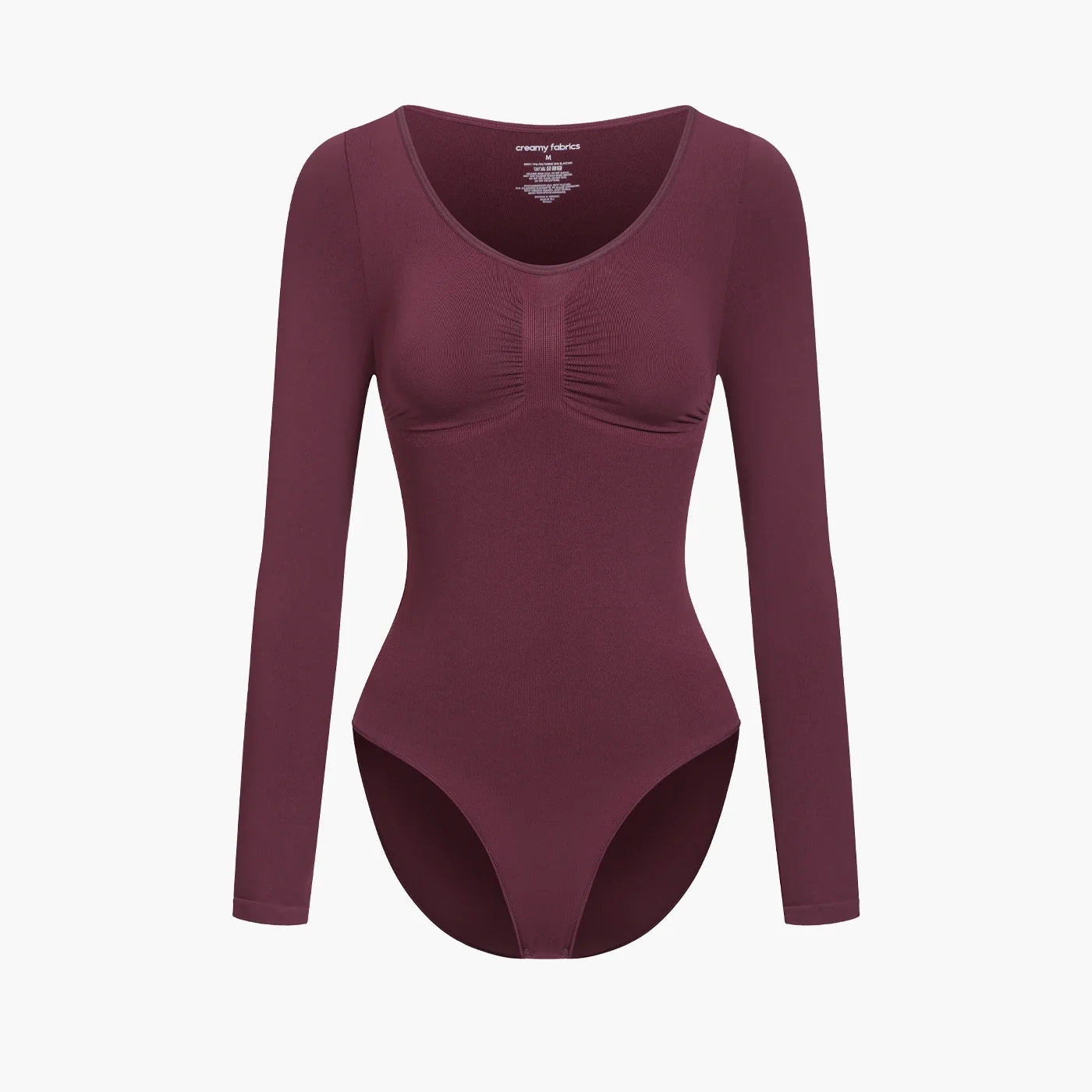 Shapewear bodysuit met lange mouw en slip