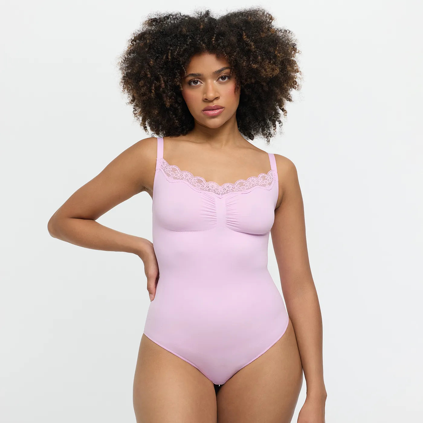 Kanten shapewear bodysuit met slip