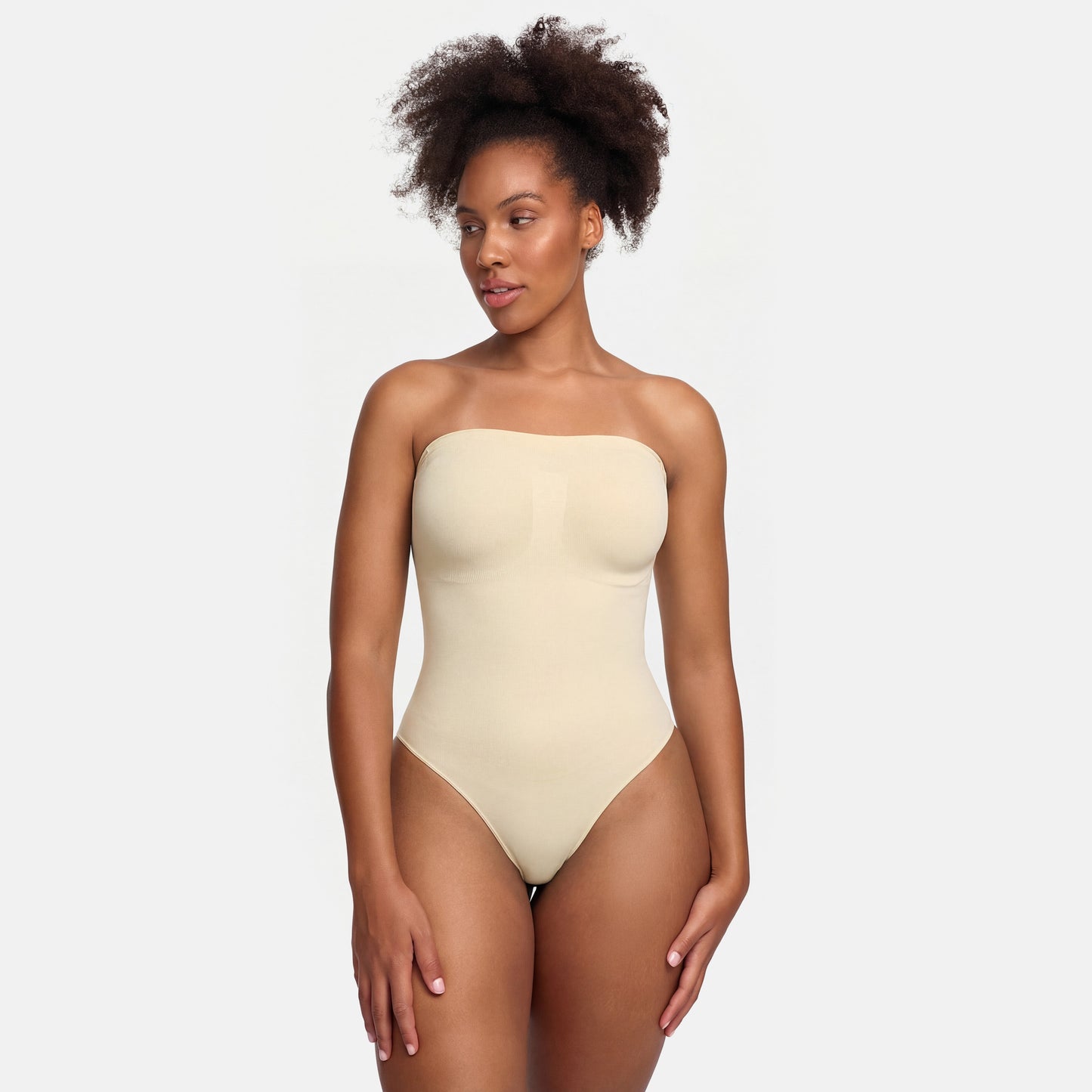 Shapewear bodysuit zonder bandjes met string
