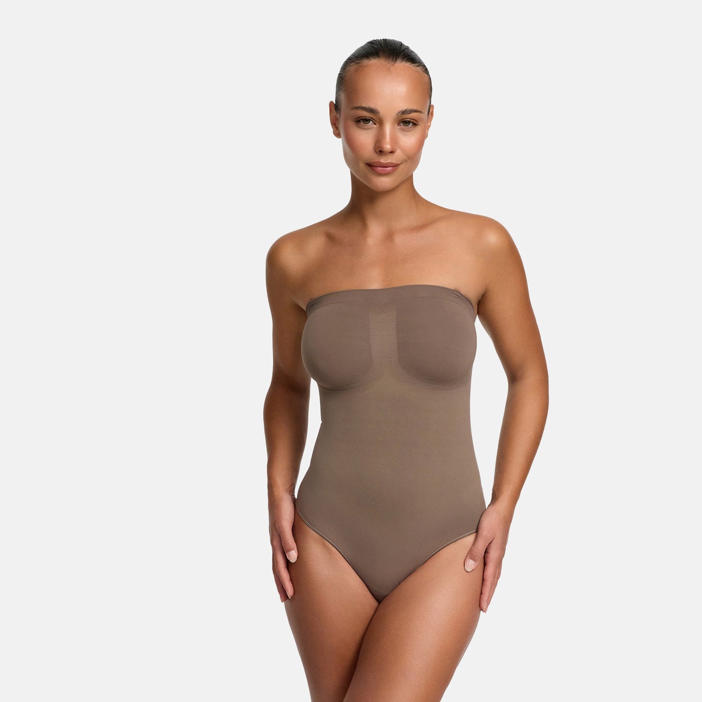 Shapewear bodysuit zonder bandjes met string