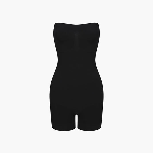Shapewear bodysuit zonder bandjes met short