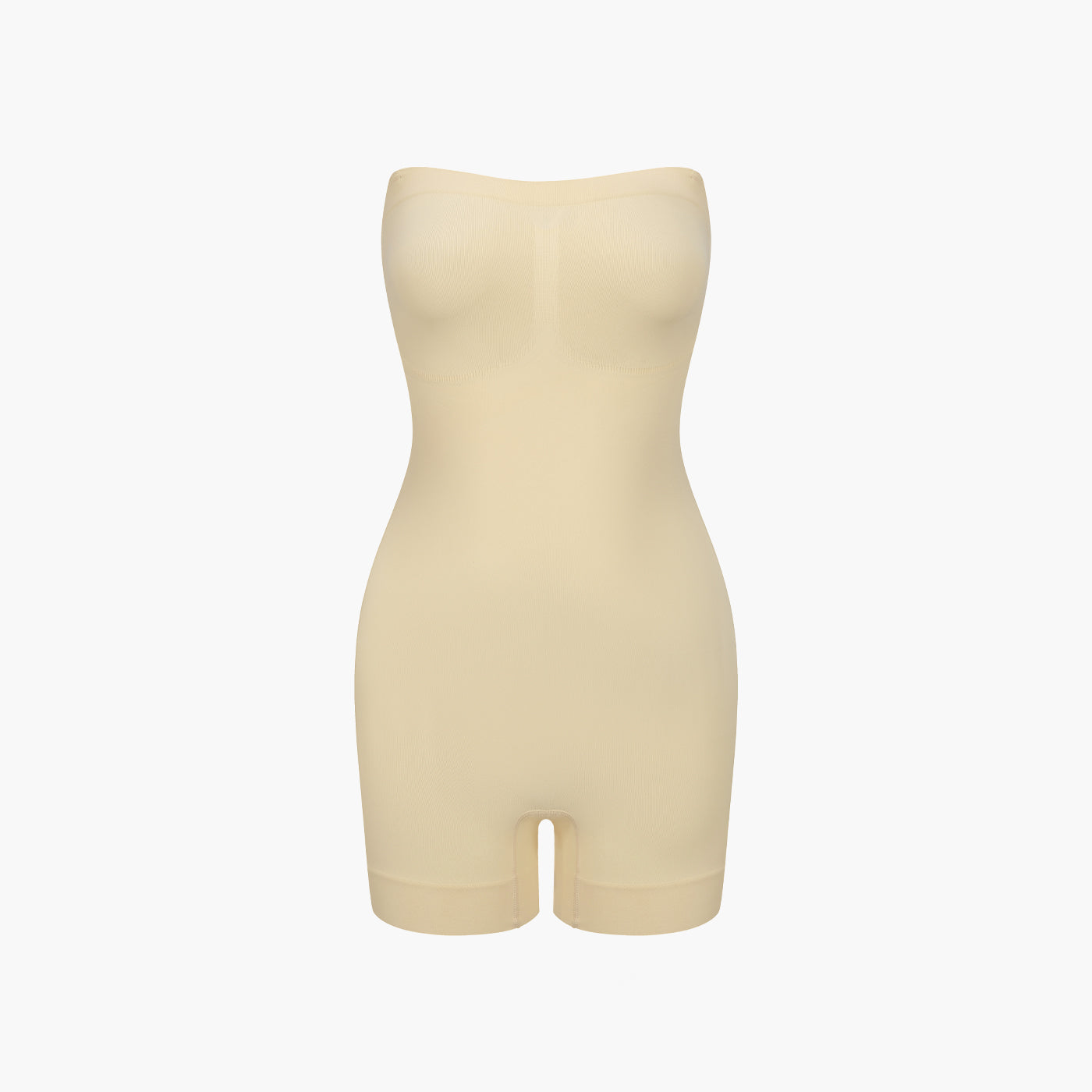 Shapewear bodysuit zonder bandjes met short