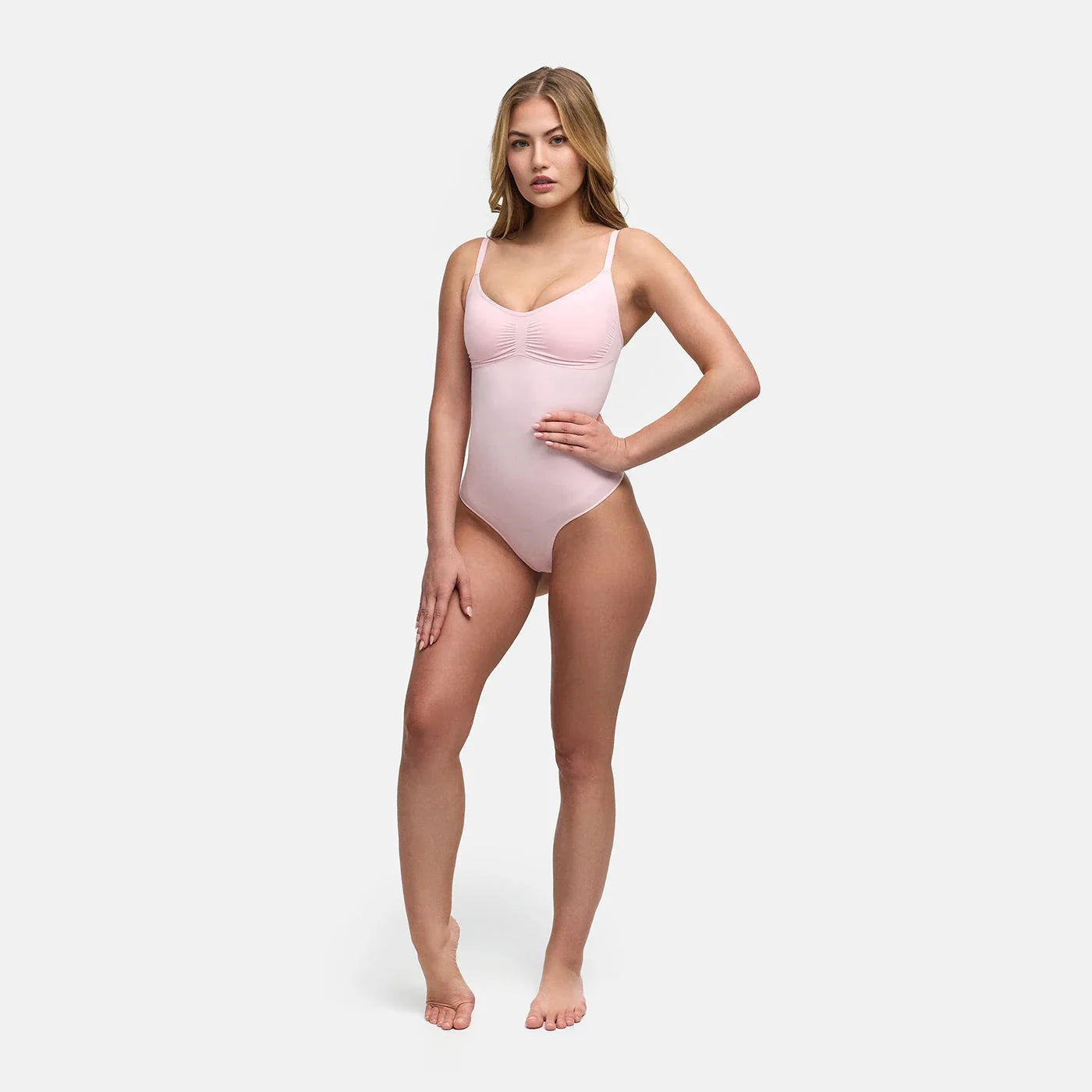 Shapewear bodysuit met beugelloze bh en string