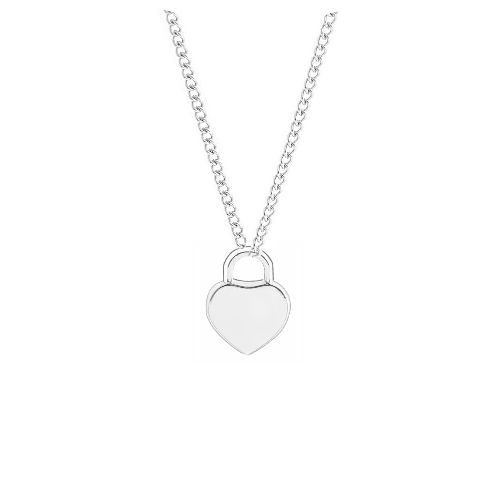 Hart Hanger Ketting met Initialen