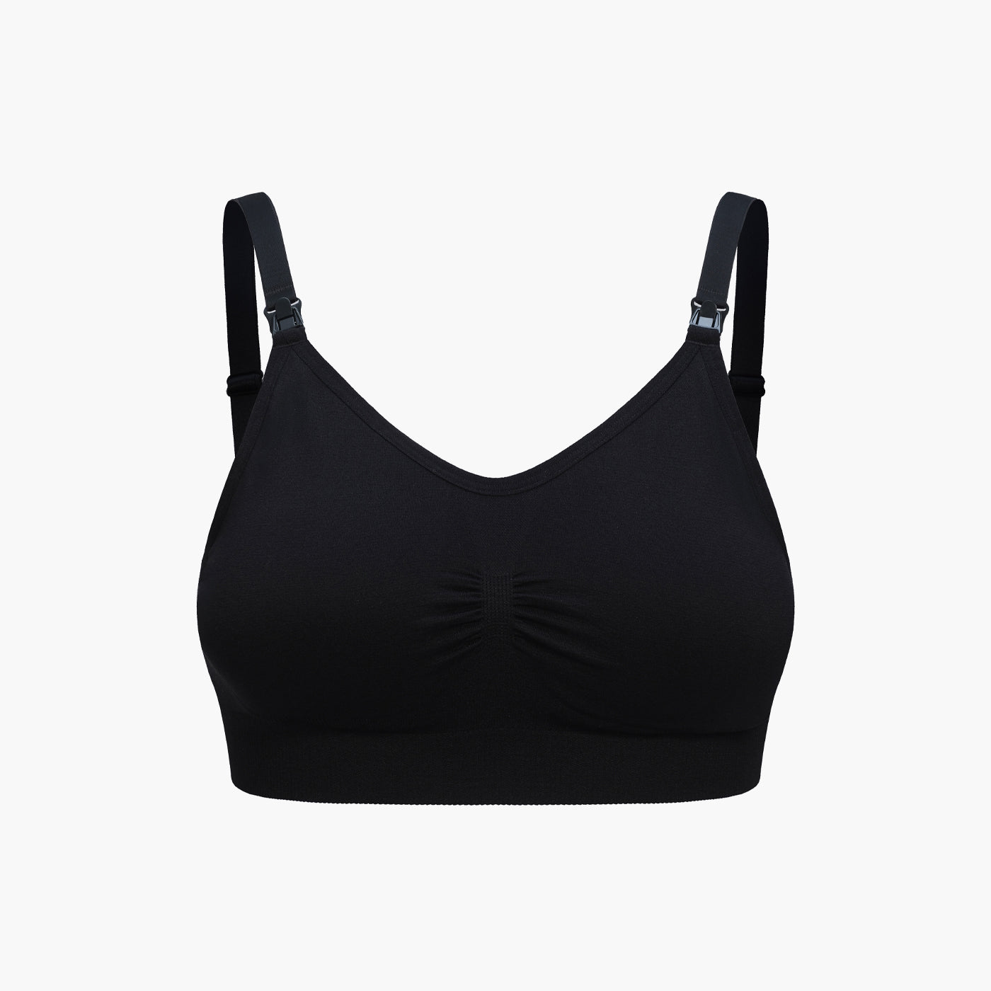 Naadloze voedings-bh met clipsluiting