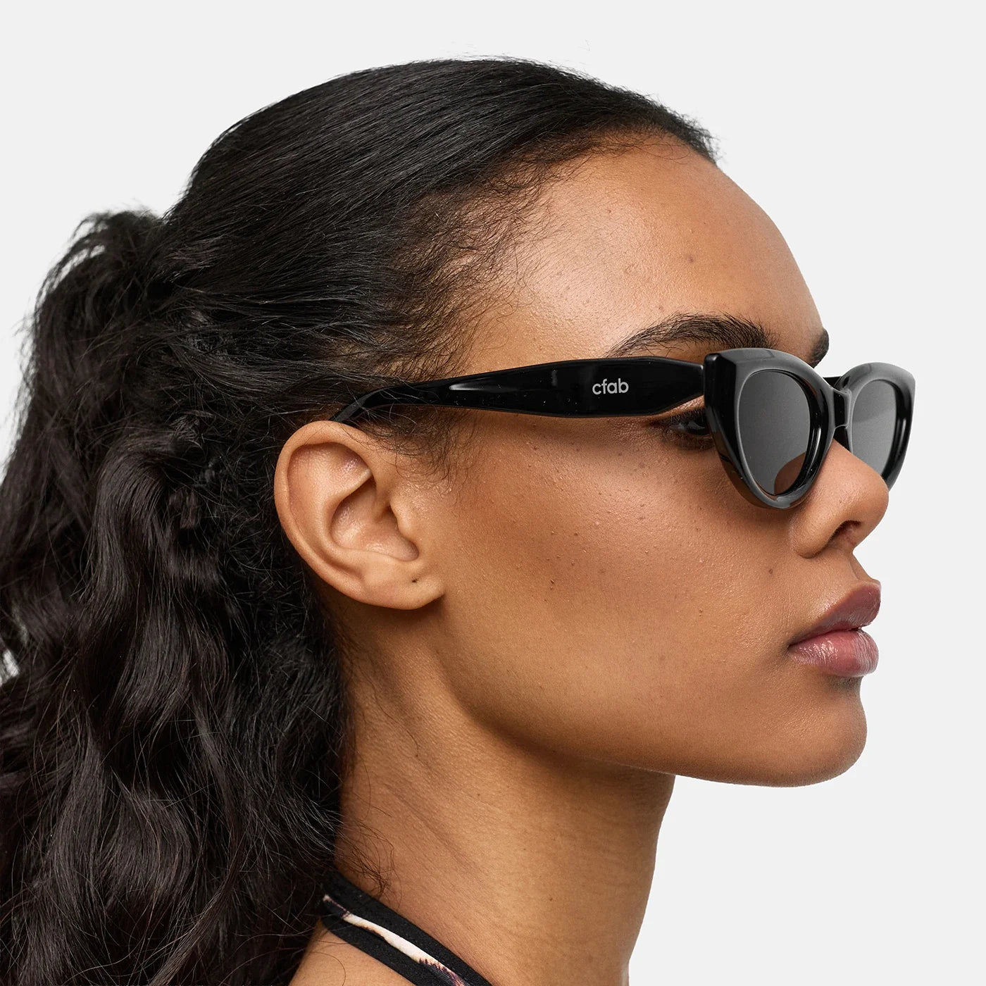 Noir cat-eye zonnebril