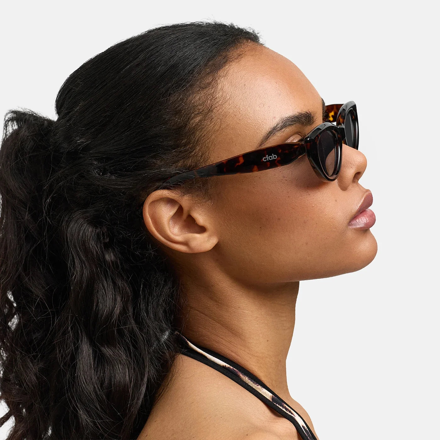 Noir cat-eye zonnebril