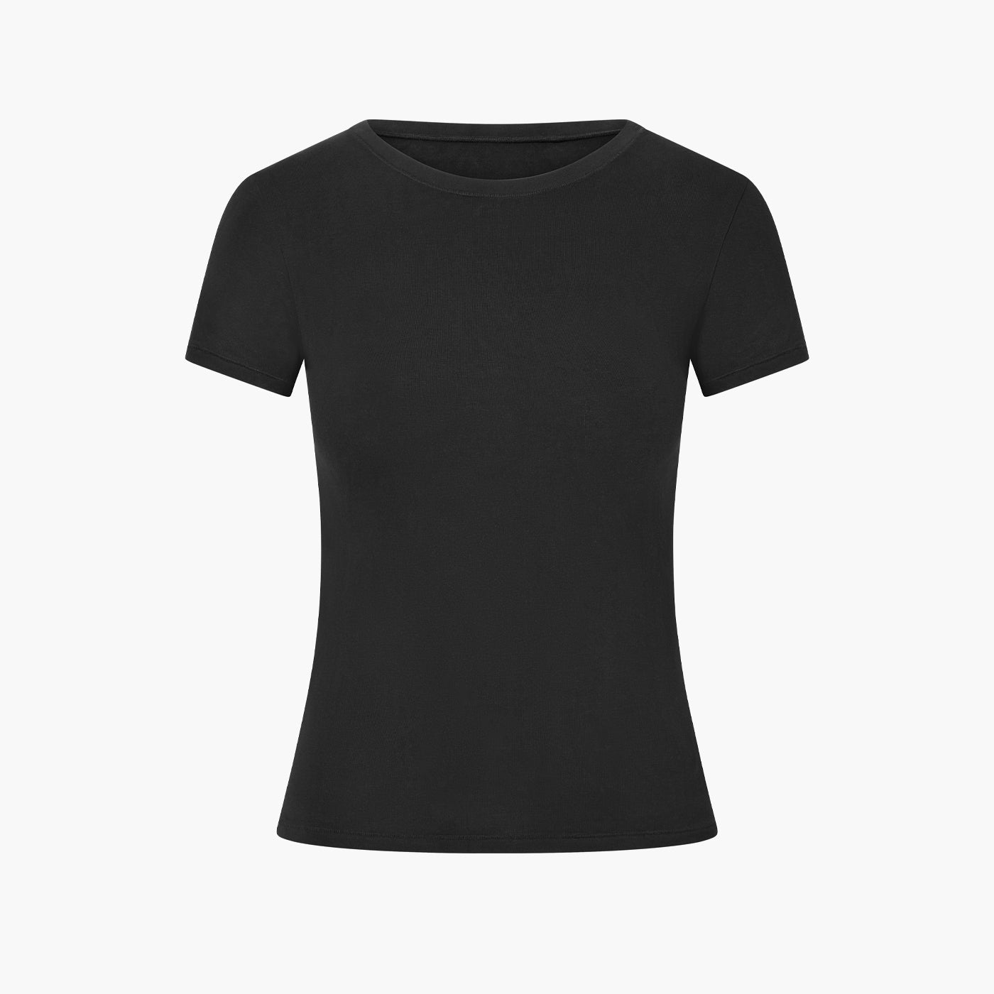 Katoenen T-shirt met lichaamsvolgende pasvorm