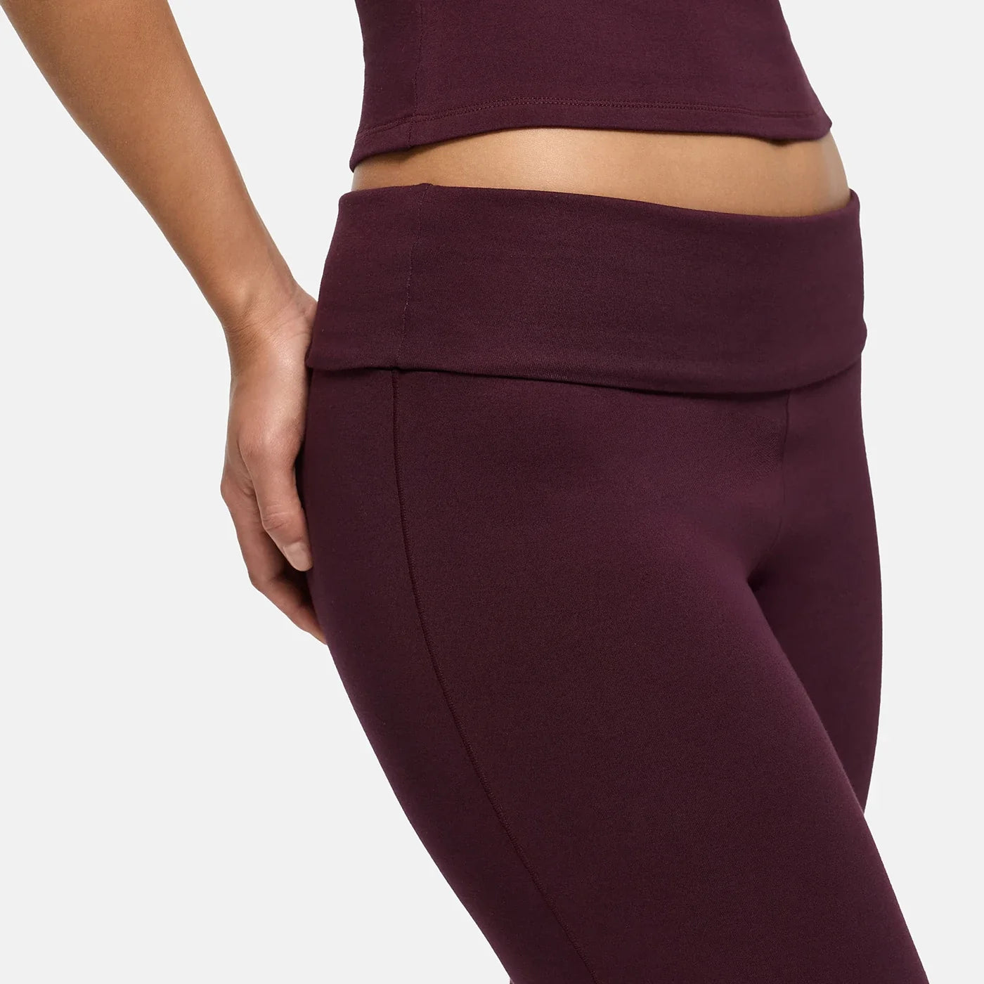 Katoenen flared bootcut legging