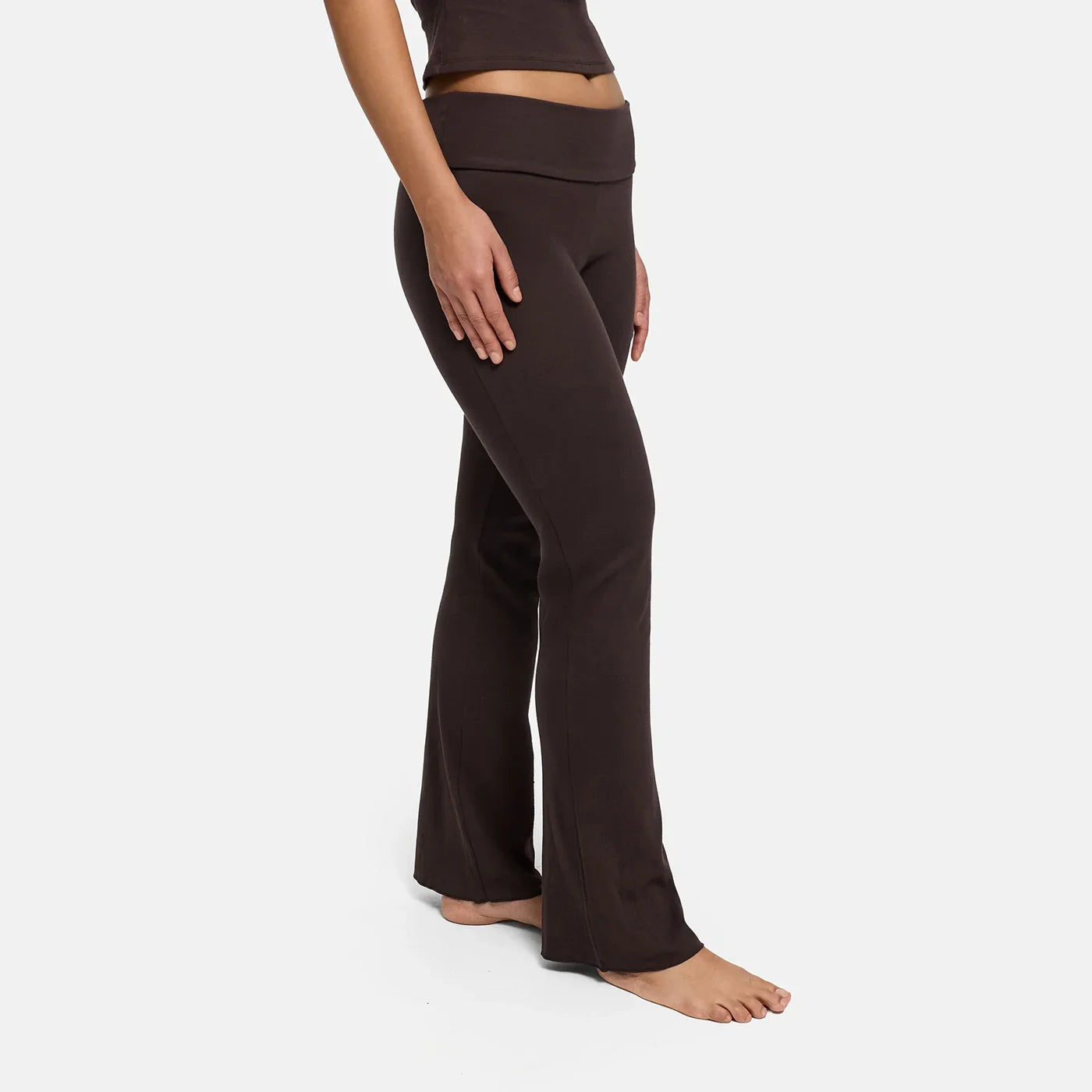 Katoenen flared bootcut legging