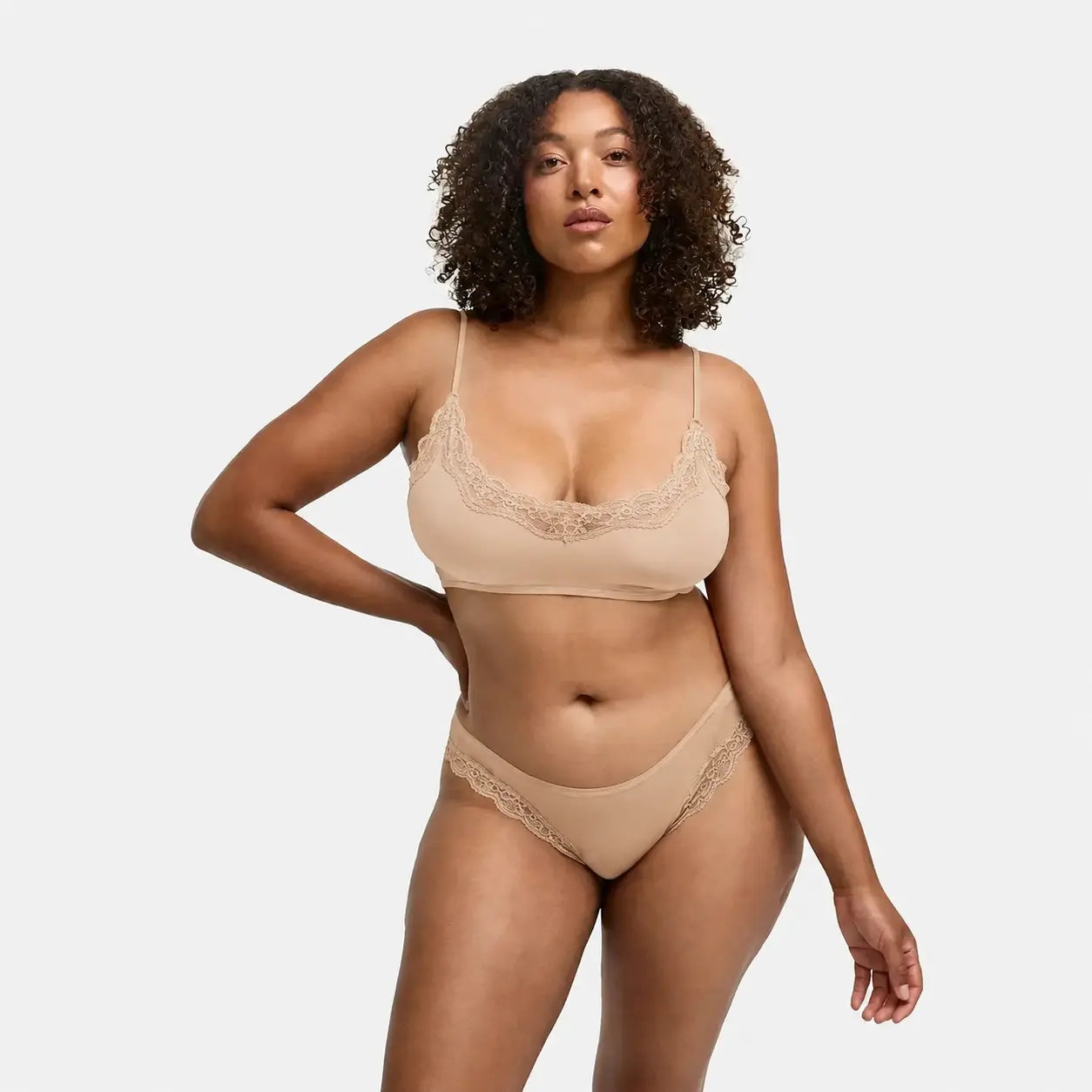 Bralette van kant zonder beugel